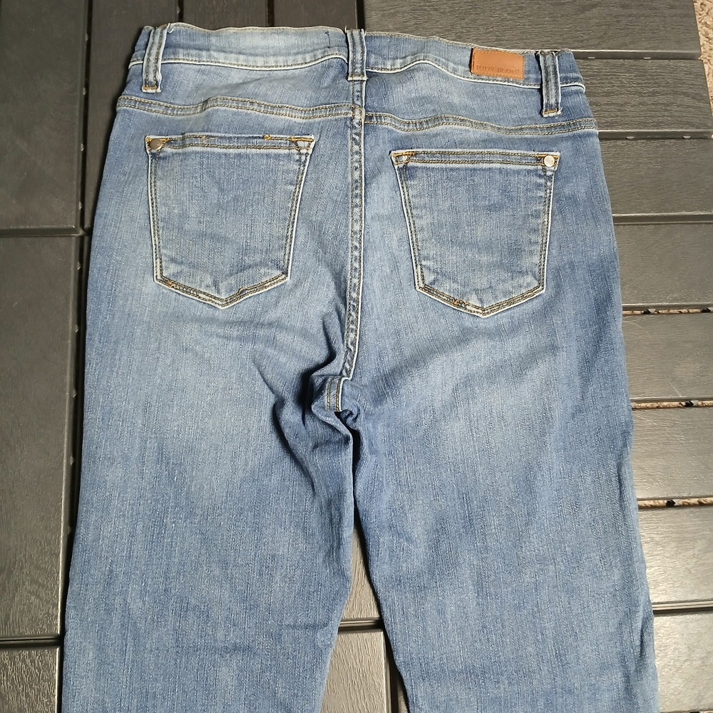 Judy Blue Los Angeles Boot Cut Jeans Womens Sz 7/28 Skinny Custom Denim JB149 - Picture 12 of 13